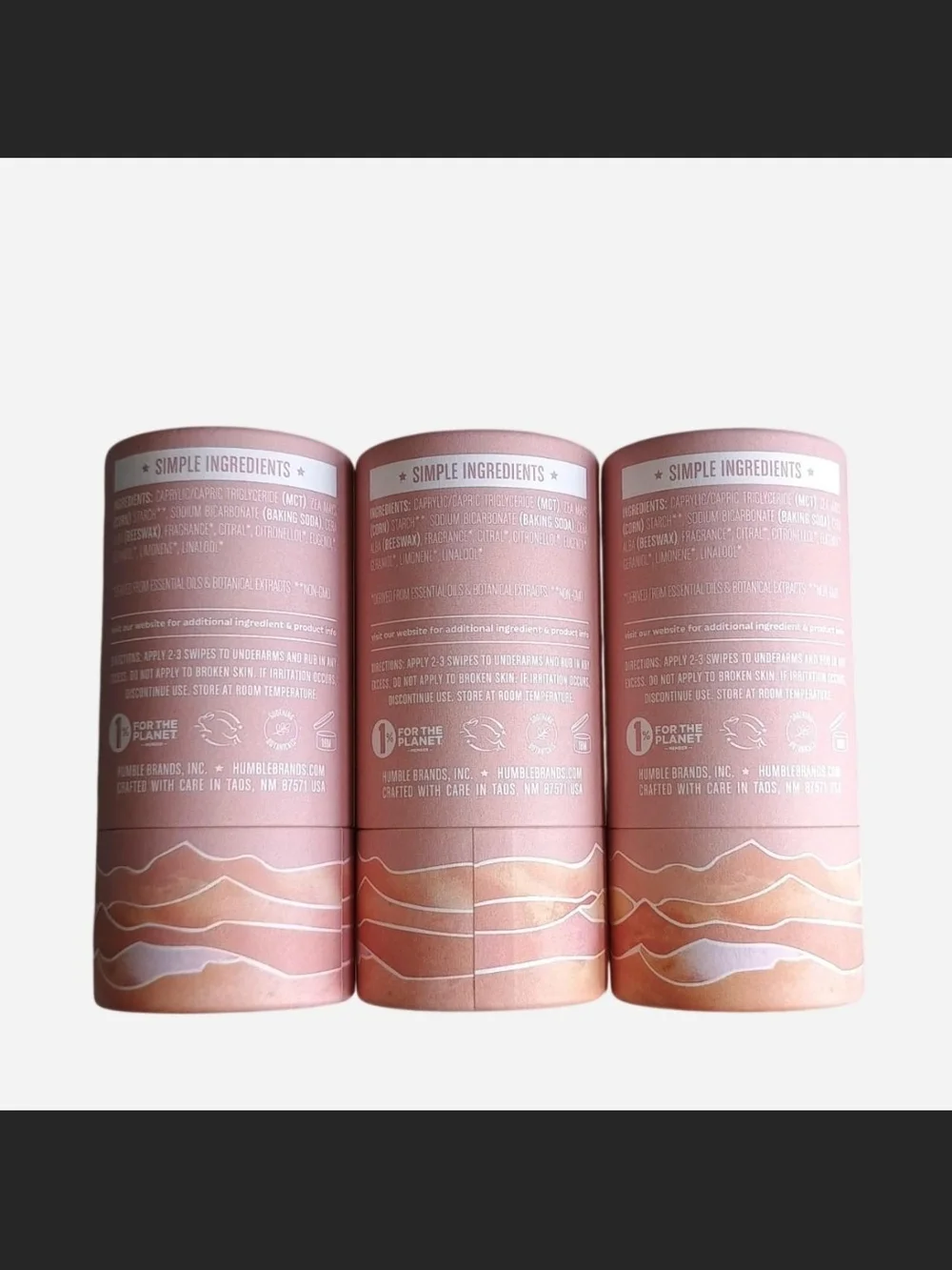 Moroccan Rose Aluminum-Free Deodorant - Pink